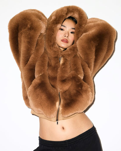 Sophia Faux Fur Coat